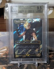 BGS 9.5 Cloud Ex-SOLDIER (Borderless) (Surge Foil) Commander: Final Fantasy Foil