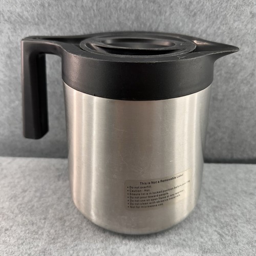 BUNN O Matic Replacement Carafe 40200.0002 10 Cup Stainless Decanter Coffee Pot