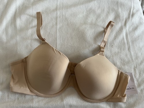 Sujetador Auden Mujer Talla 38B “Liso” Ligeramente Forrado Cómodo Alambre Beige - Imagen 1 de 8