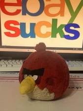 Angry Birds Terence 5” Plush Big Brother Red Stuffed Animal NO SOUND