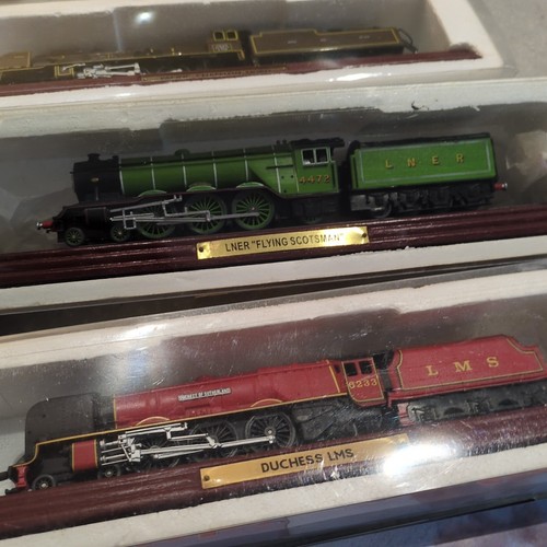 Atlas Editions Trains X 3 Flying Scotsman Duchess LMS Pacific Chapelon Nord - Picture 3 of 8