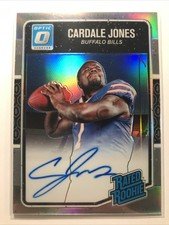 Cardale Jones 2016 Donruss Optic RATED ROOKIE RC AUTO SILVER HOLO PRIZM OSU /99