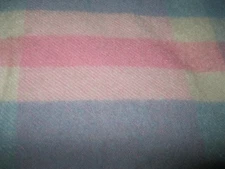 CLASSIC   J C PENNEY S -BLUE WOOL BLANKET 88X70