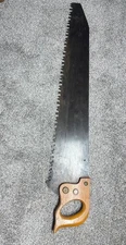 Vintage H. Disston Saw. USA made 3 TPI. 