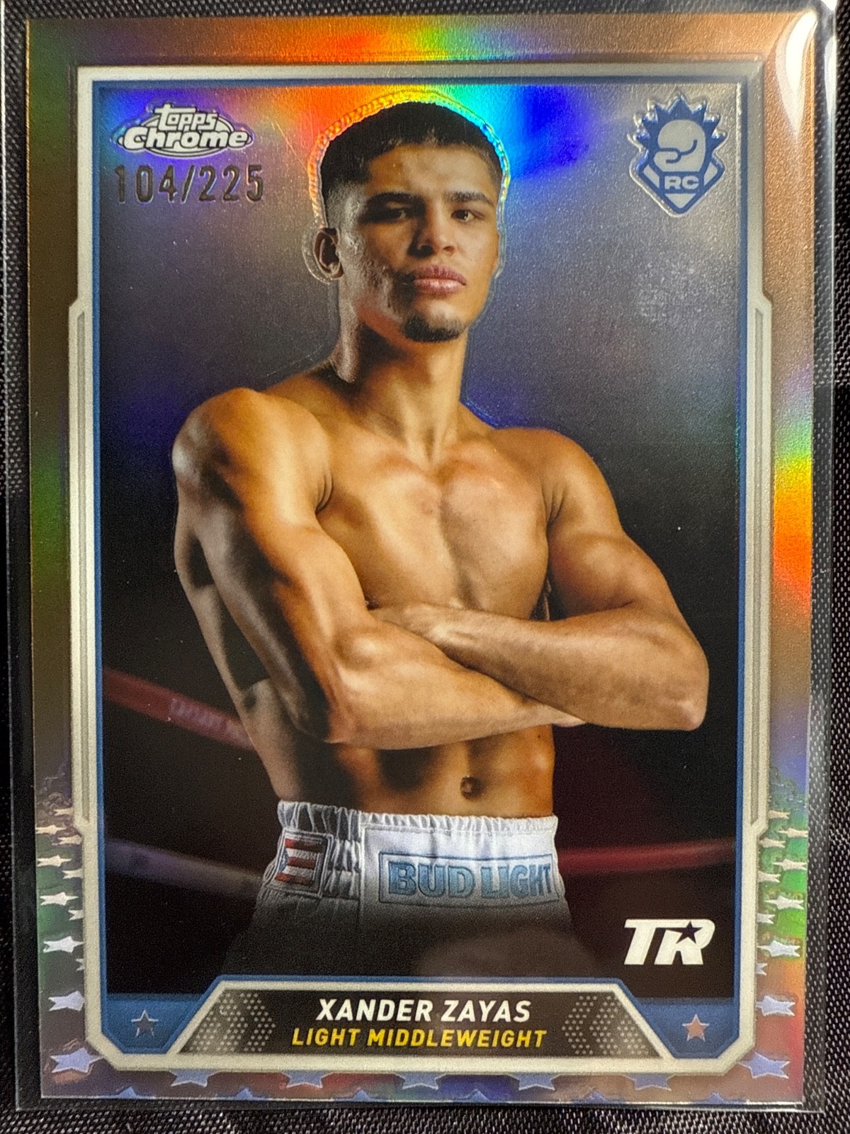 Xander Zayas 2024 Topps Chrome Boxing Bronze RC /225 TR #20