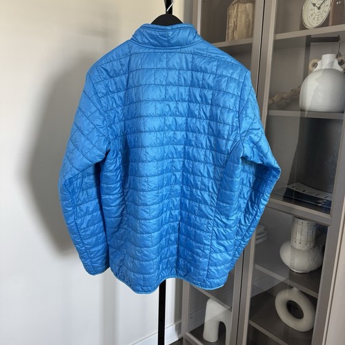Patagonia Nano Puff Blue Half Zip Quilted Insulated Pullover Anorak Jacket XL - Picture 4 of 7
