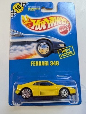 Hot Wheels Speed Points Blue Card #118 Ferrari 348 Yellow - Chrome Ultra Hots