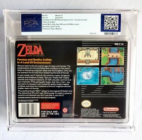 ZELDA LINK TO THE PAST WATA Graded PSA 8.0 CIB Complete Box Super Nintendo SNES!