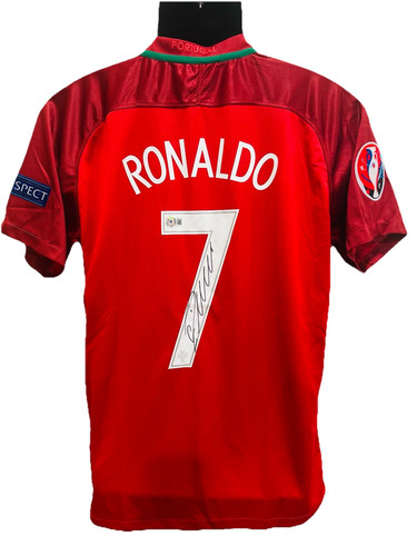 Cristiano Ronaldo Signed Nike Portugal Jersey Beckett Euro 2016