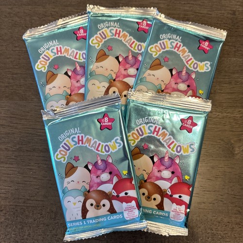Carte collezionabili Squishmallows serie 1 5 confezioni!!!
