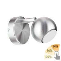 Wand-Leuchte Tauri Einflammig Inkl. GU10 Led Lampe Warmweiß 3-Stufen Dimmen