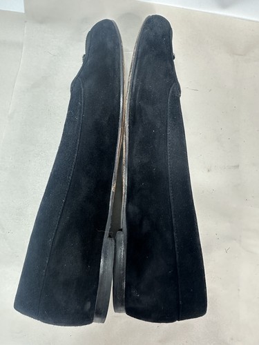 CHANEL Chain CC Halbschuhe schwarz Wildleder Gr. 41 Slipper Flats original mit COA - Bild 5 von 14