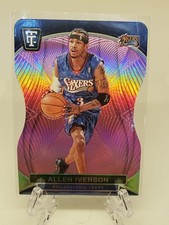 2024-25 Totally Certified #178 Allen Iverson Mirror Platinum Pink Die-Cut /125
