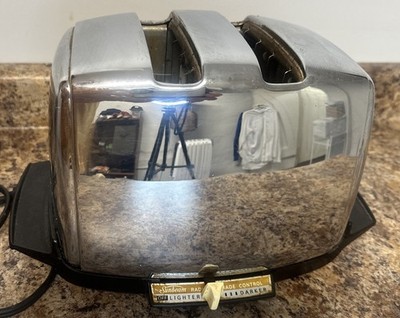 VTG Sunbeam Radiant Shade Toaster Model AT-W Chrome READ DESCRIPTION Repair