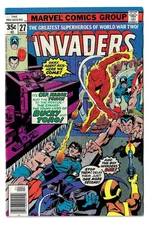 Marvel Comics Group Invaders #27 April 1978 Agent Axis  C1394