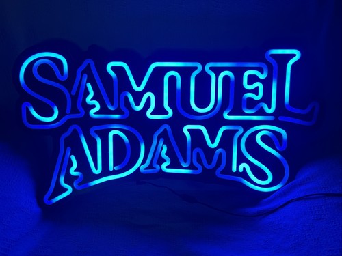 Samuel Adams LED Leuchtleiste Schild, Verbesserung Amerika Modell LA334A - Bild 1 von 16