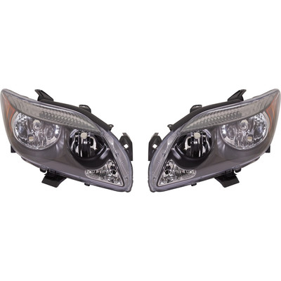 Headlight Assembly Set For 2005-2007 Scion tC Composite Driver and Passenger
