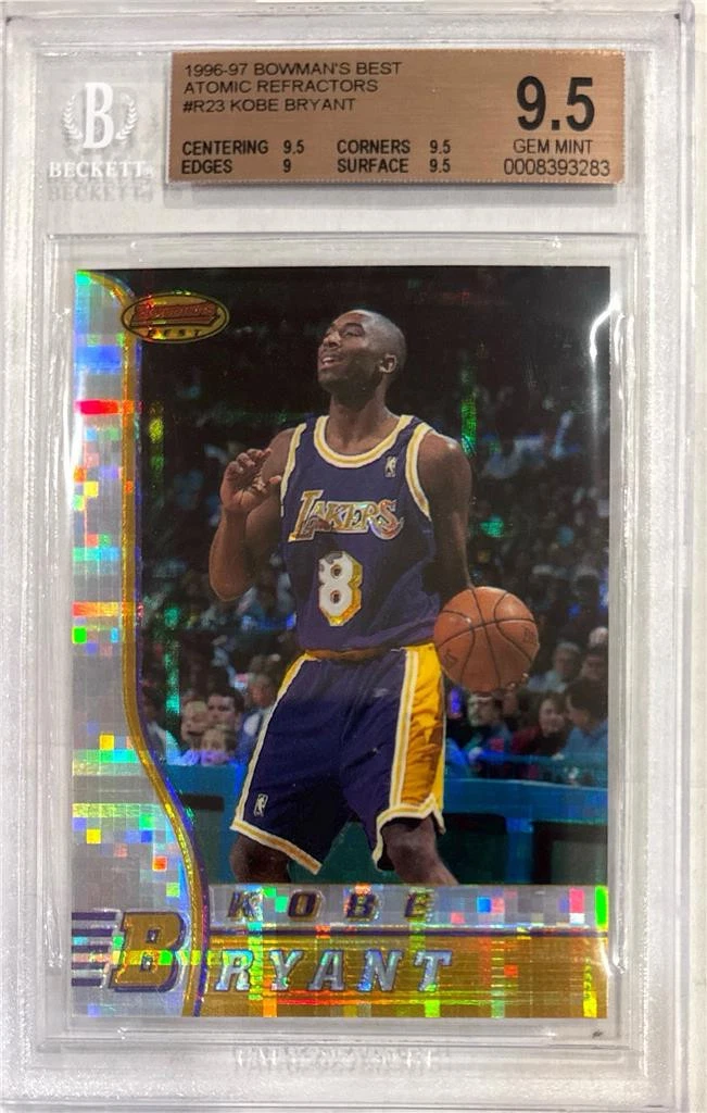 Bowman Kobe Bryant Grade 9.5 Basketball Rookie Sports Trading