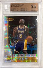 1996-97 Kobe Bryant Bowman's Best Atomic Refractor RC... BGS 9.5 Gem Mint