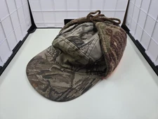 Vintage Gander Mountian Camo Hunting Trapper Hat Camouflage Ear Flaps Size S/M