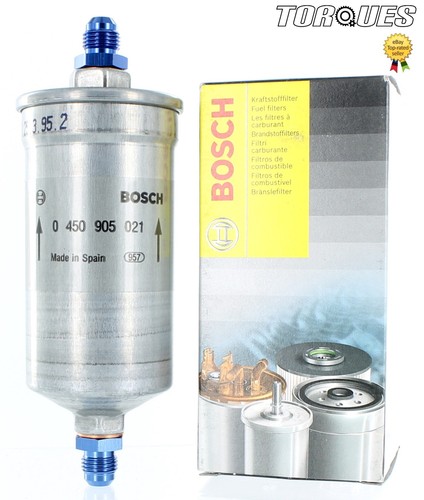 Bosch 0450905021 AN-6 (JIC -06) External High Performance Fuel Filter 8 Micron