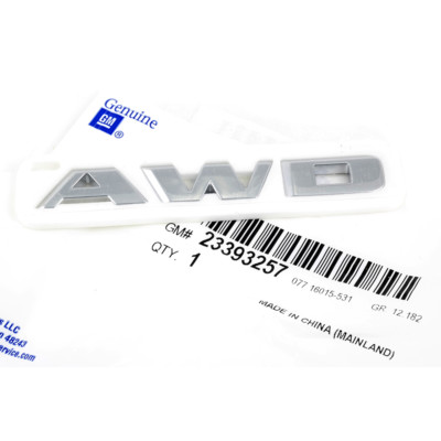 OEM NEW GM Rear Trunk Decklid Emblem Badge 