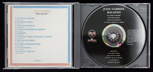 Contemporary Midline JUAN GABRIEL Baladas 1998 BMG RCA Mexico CD - Foto 4 di 4