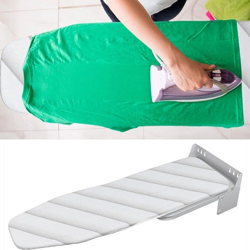 Wall Mounted Ironing Board 37.4" x 11.8" Fold Away 180° Swivel Iron Board AU - Picture 2 of 15