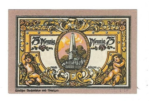Notgeld - Rheinsberg - Stadt Rheinsberg - 75 Pfennig - 1921