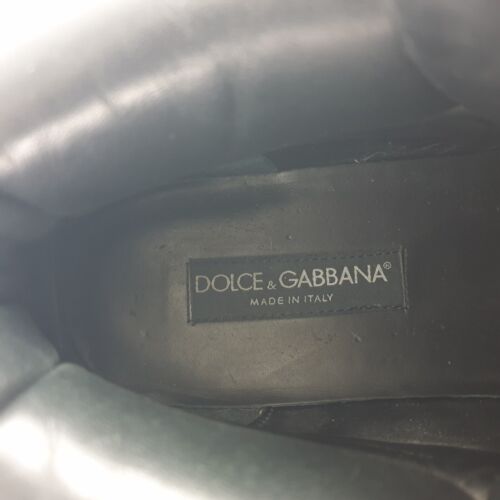 Dolce & Gabbana Mens Polacchino Black Brown Trek Suede Boots Sz AU/UK 8 BO28 - Picture 11 of 12
