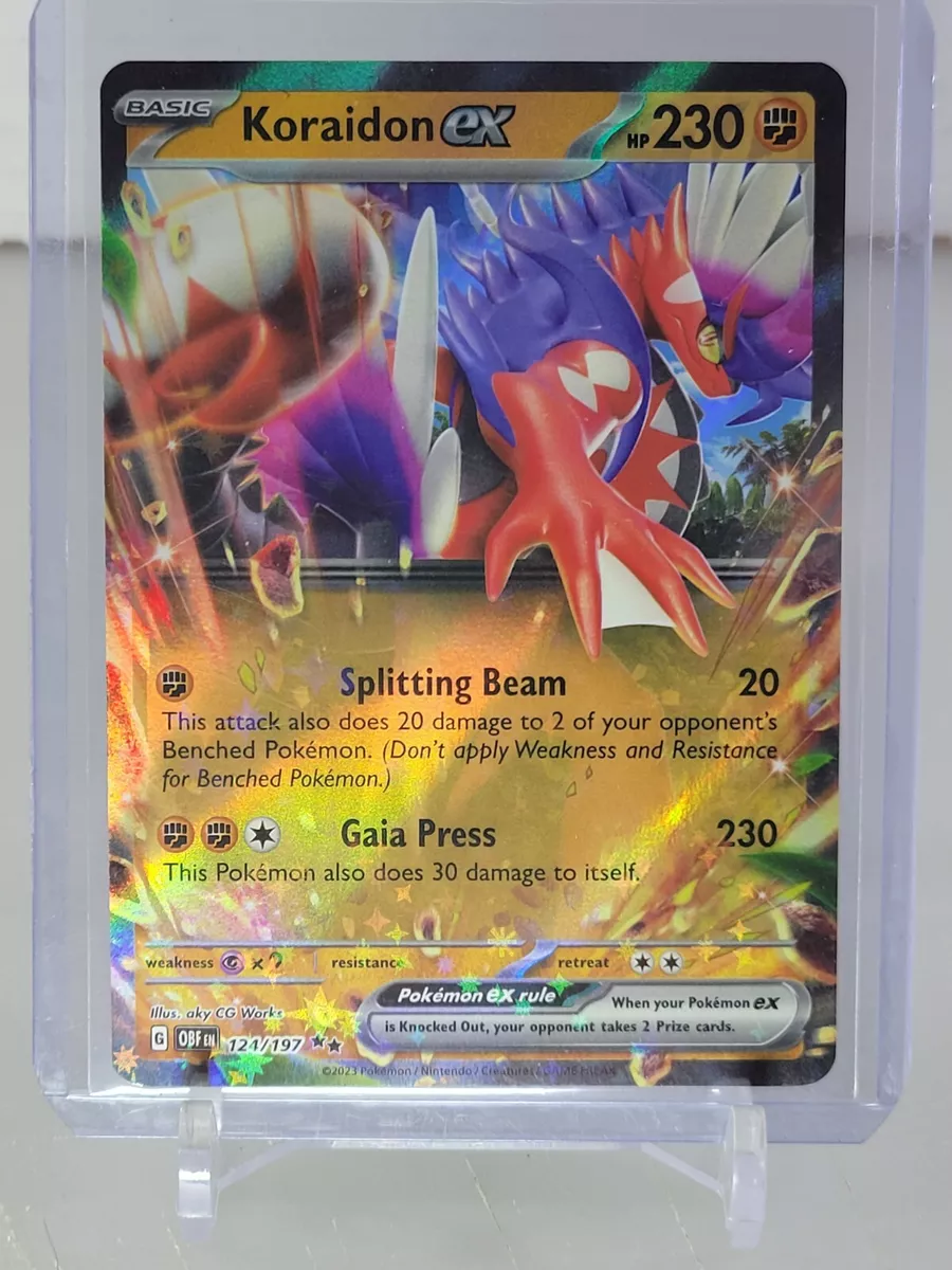 Carta Pokémon Koraidon Rara Brilhante