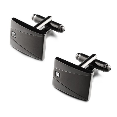 Fashion Men Cufflinks 1 Pair of Shirt Suit Cuff Links Jewelry Rhinestone Classic - Picture 63 of 91