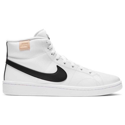 NIKE Men's Court Royale 2 MID Running Shoe, White Black White Onyx, 10.5 Narrow - Picture 3 of 8