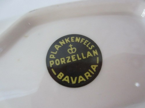 ANDECHS Germany Souvenir black white ceramic ash tray Plankenfels Bavaria - Picture 6 of 6