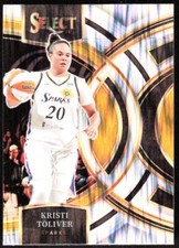 2024-25 10617D WNBA SELECT SILVER FLASH PRIZM KRISTI TOLIVER Los Angeles Sparks