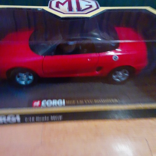 Corgi 1/18 MGF Sports Car Red With Black Hardtop 1:18 Scale  Diecast Car  - Picture 2 of 15