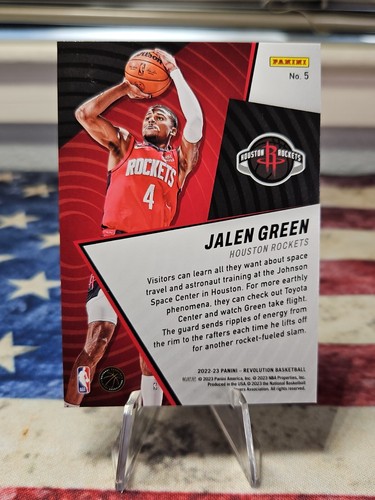 Jalen Green 2022-23 Revolution #5 Shock Wave - Picture 2 of 2