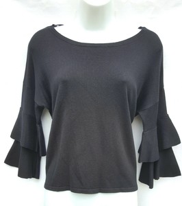 black bell sleeve jumper