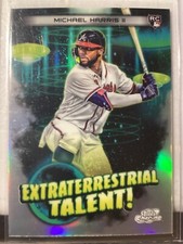 MICHAEL HARRIS  2023 Topps Chrome Cosmic Extraterrestrial Talent Rookie RC ET-16