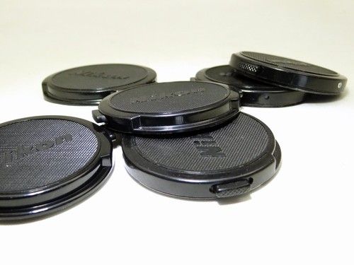 Nikon Lens Front Cap 52mm all black Genuine - snap on 28mm f2.8 50mm f1.8 Nikkor - Picture 4 of 7