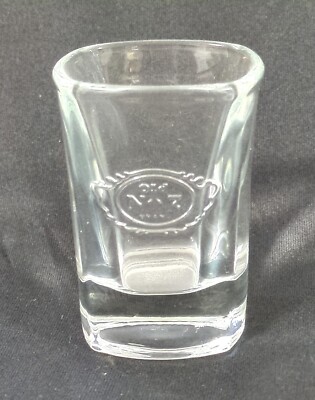 Jack Daniel s Old No 7 Shot Glass Square Top Embossed 2 oz.
