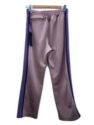 【新品】 Needles Track Pant dark purple S NEEDLES Track Pants Straight Black x Purple lines Size-XS