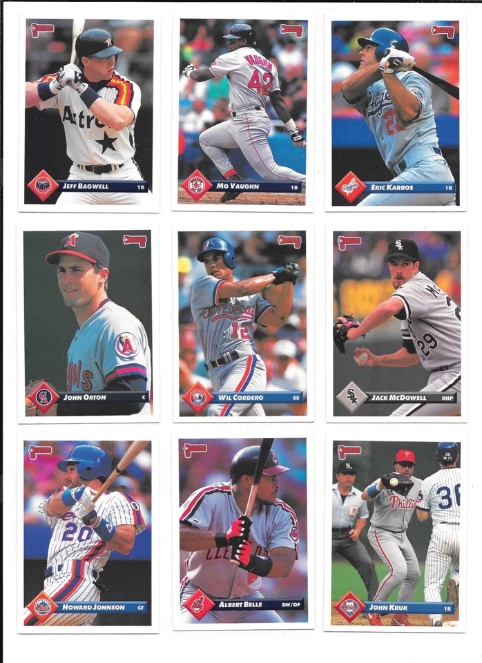 1993 Donruss Baseball Trading Cards / Choose #s 401 - 600 FREE SHIPPING / mb46 - Image 4 of 4