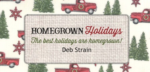 Moda TIME TO DECORATE CHRISTMAS Quilt Kit HOMEGROWN Deb Strain Binding + Pattern - Bild 3 von 5