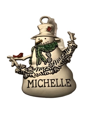 Hallmark Metal Snowman Ornament Personalized Name Special People You Pick! - Picture 96 of 118