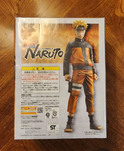 Naruto Shippuden Master Stars Piece 9.8" Naruto Uzumaki Figure Banpresto Sealed - Picture 2 of 6