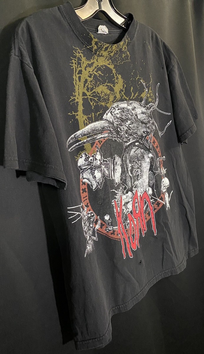 トップス Early Y2K KORN Tour Tee shirt Rock Band Korn Tour T Shirt Men Women Summer Fashion Casual
