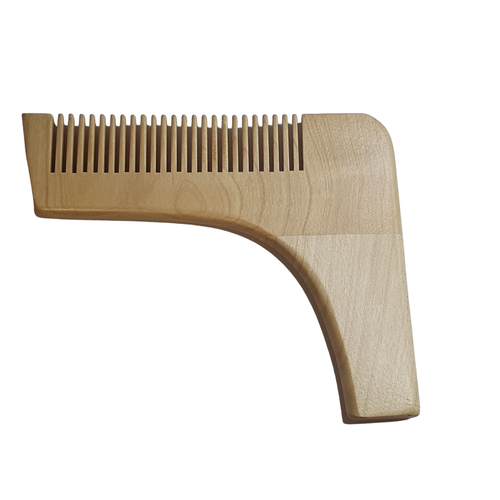 Wooden Beard Comb & Shaping Tool – Natural Men's Grooming Kit for Perfect Beard - Picture 7 of 10