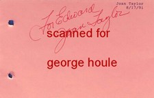 JOAN TAYLOR - SIGNED - THE RIFLEMAN - SCI-FI - EARTH VS. THE FLYING SAUCERS