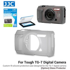 Silicone Soft Cover For Olympus OM SYSTEM Tough TG-7 Digital Camera Shockproof